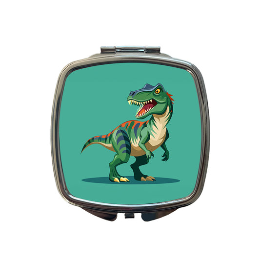 Allosaurus Dinosaur Small Travel Purse Handbag Pocket Makeup Compact Mirror