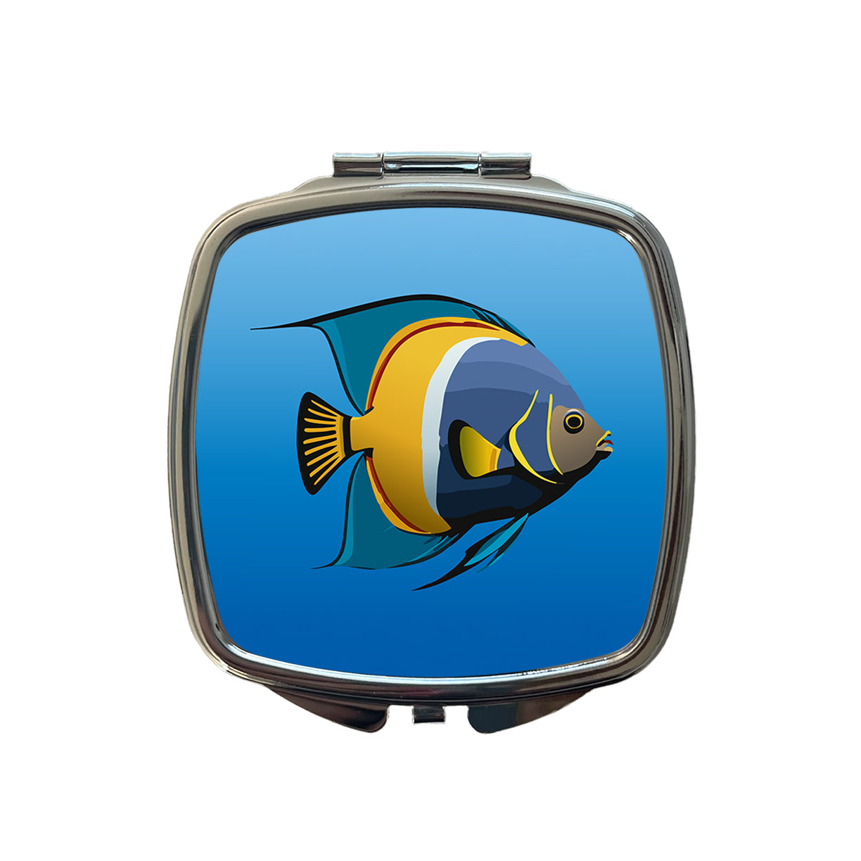 Angelfish Angel Fish Ocean Fresh Water Small Travel Purse Handbag Pocket Makeup Compact Mirror