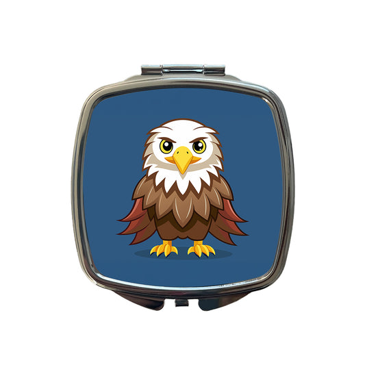 Bald Eagle Bird Cute Small Travel Purse Handbag Pocket Makeup Compact Mirror