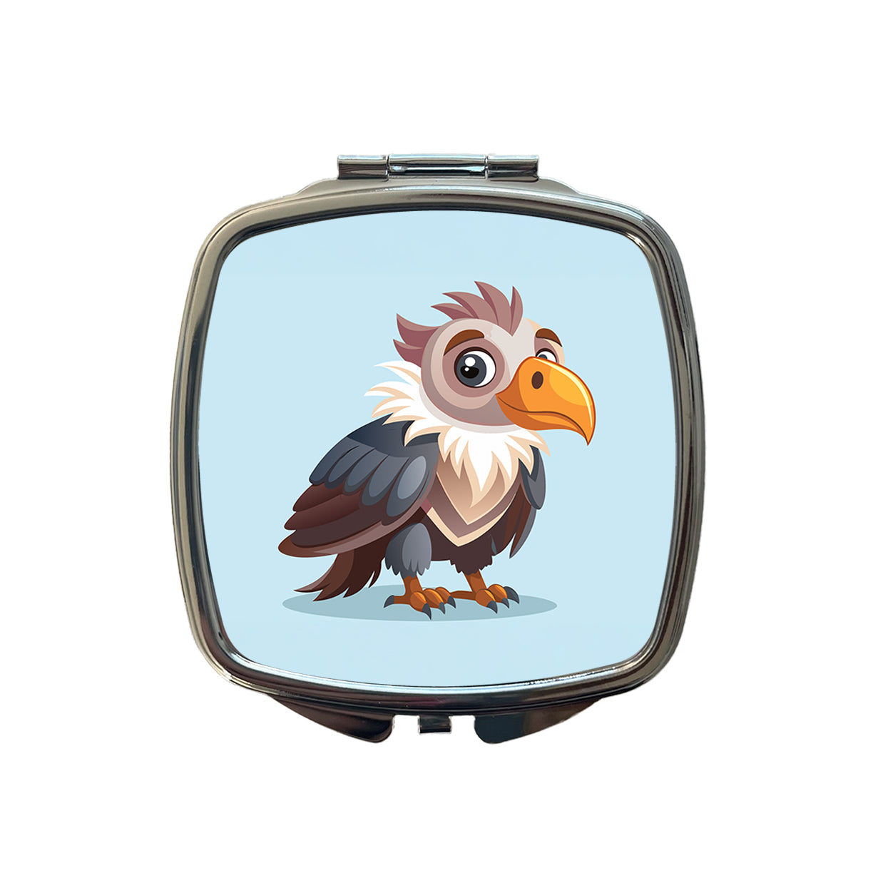 Condor Bird Cute Small Travel Purse Handbag Pocket Makeup Compact Mirror