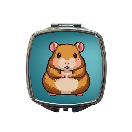 Hamster Cute Small Travel Purse Handbag Pocket Makeup Compact Mirror