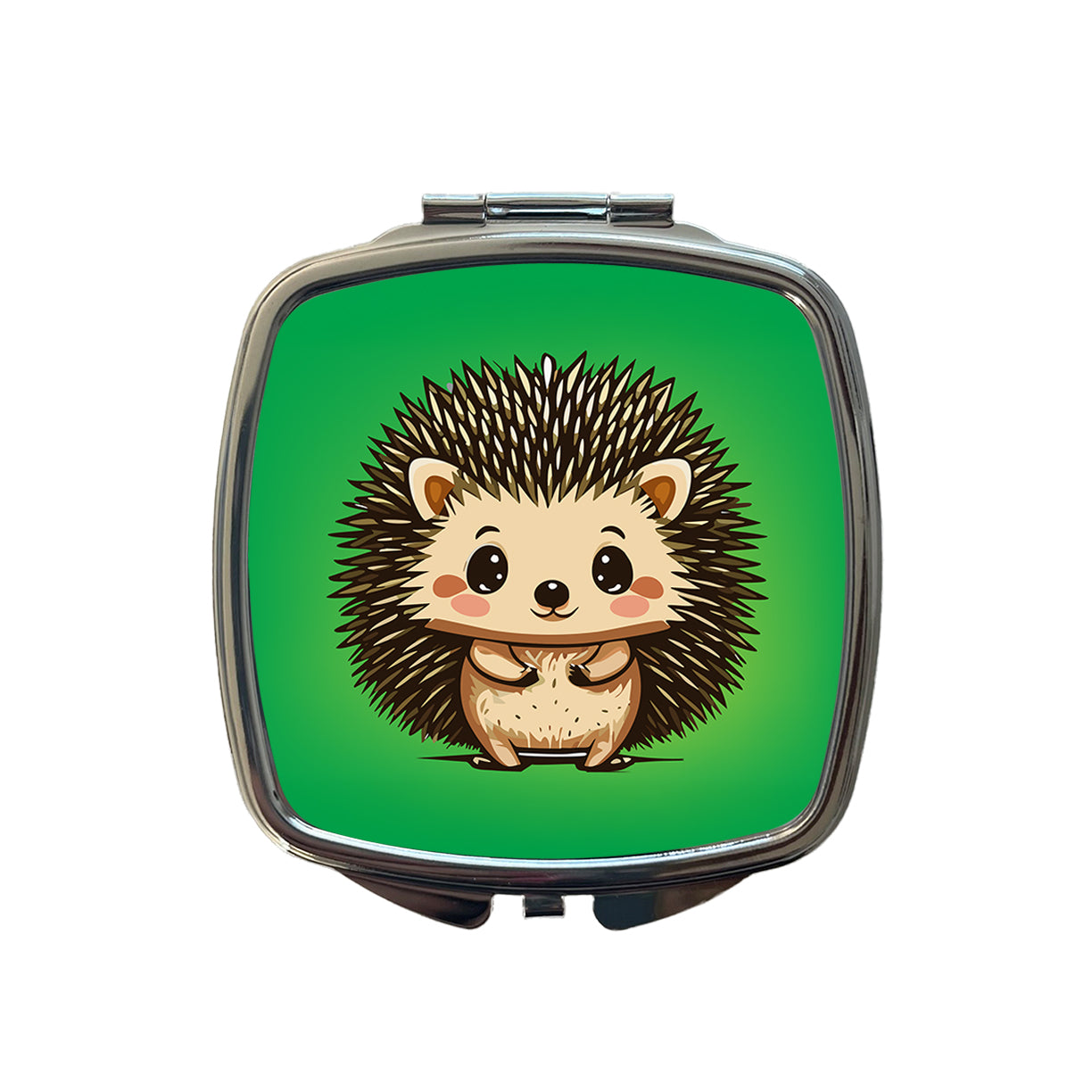 Hedgehog Cute Small Travel Purse Handbag Pocket Makeup Compact Mirror