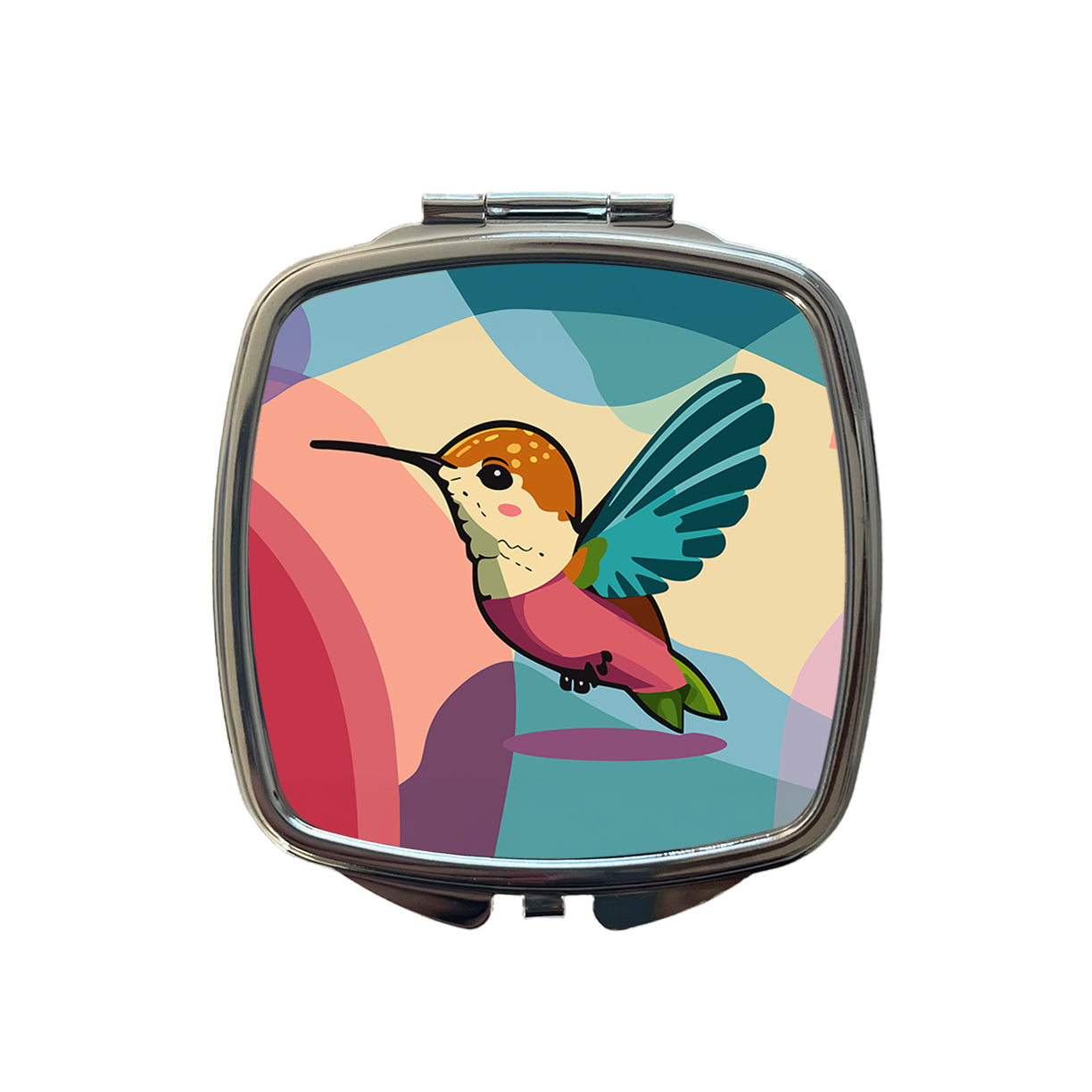 Hummingbird Cute Small Travel Purse Handbag Pocket Makeup Compact Mirror