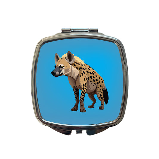 Hyena African Animal Small Travel Purse Handbag Pocket Makeup Compact Mirror