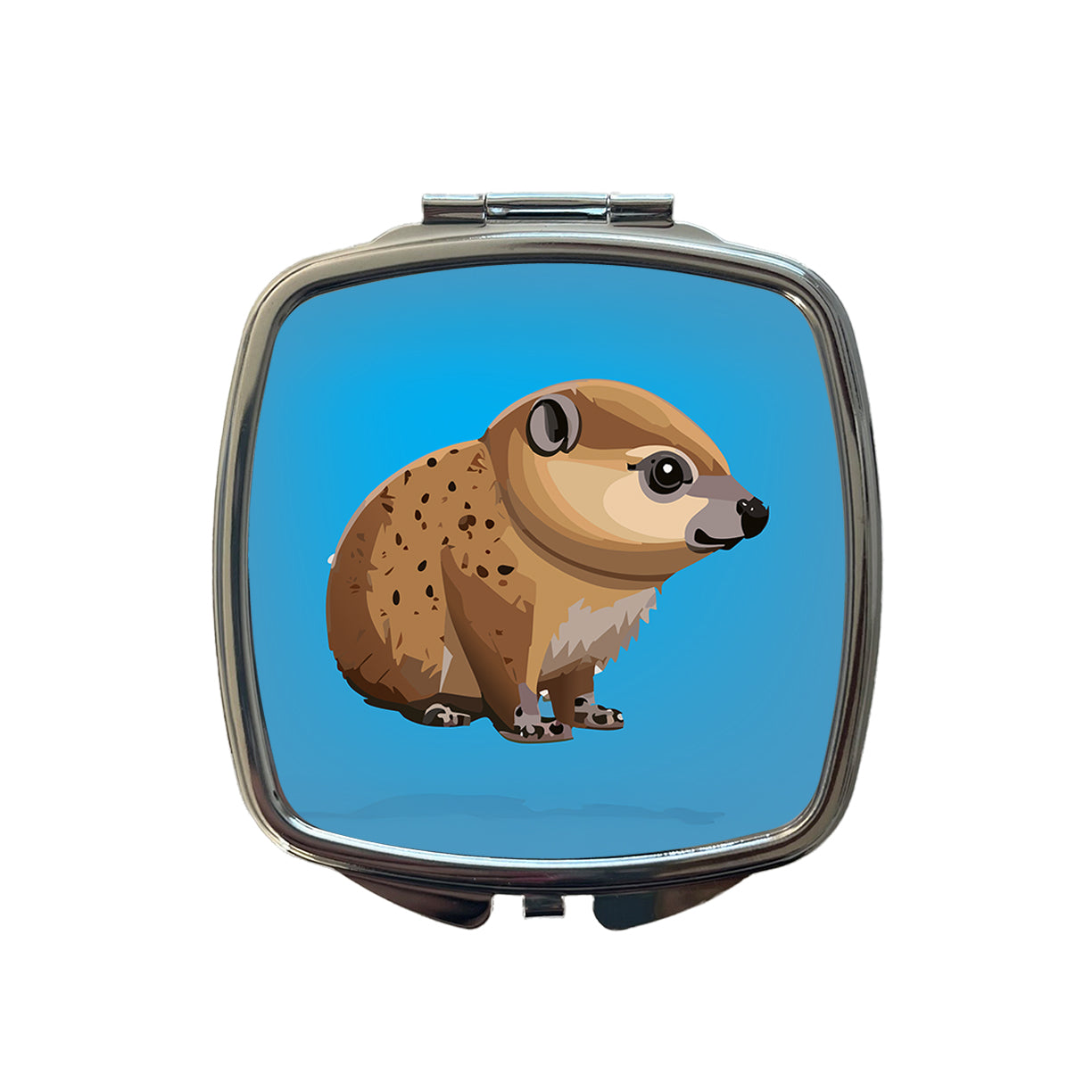 Hyrax Dassie Africa Animal Small Travel Purse Handbag Pocket Makeup Compact Mirror