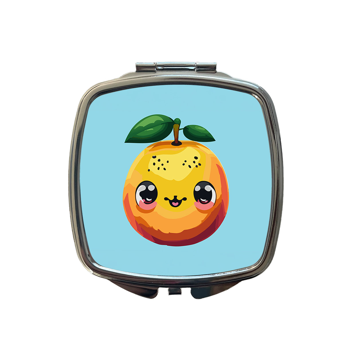 Mango Fruit Kawaii Small Travel Purse Handbag Pocket Makeup Compact Mirror