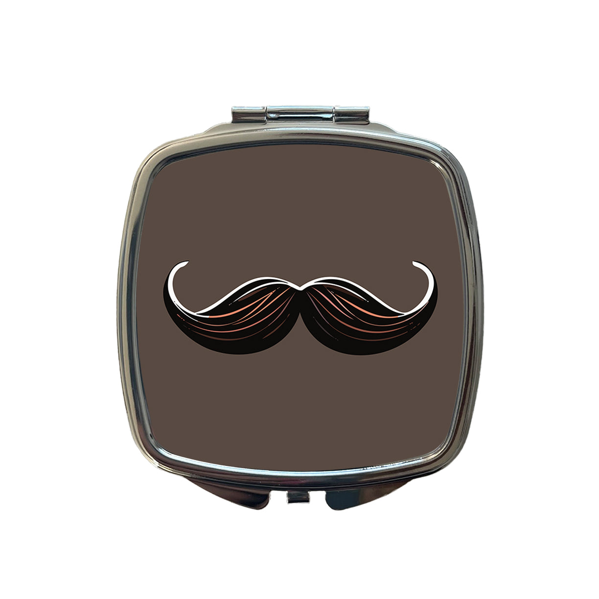 Mustache Funny Small Travel Purse Handbag Pocket Makeup Compact Mirror