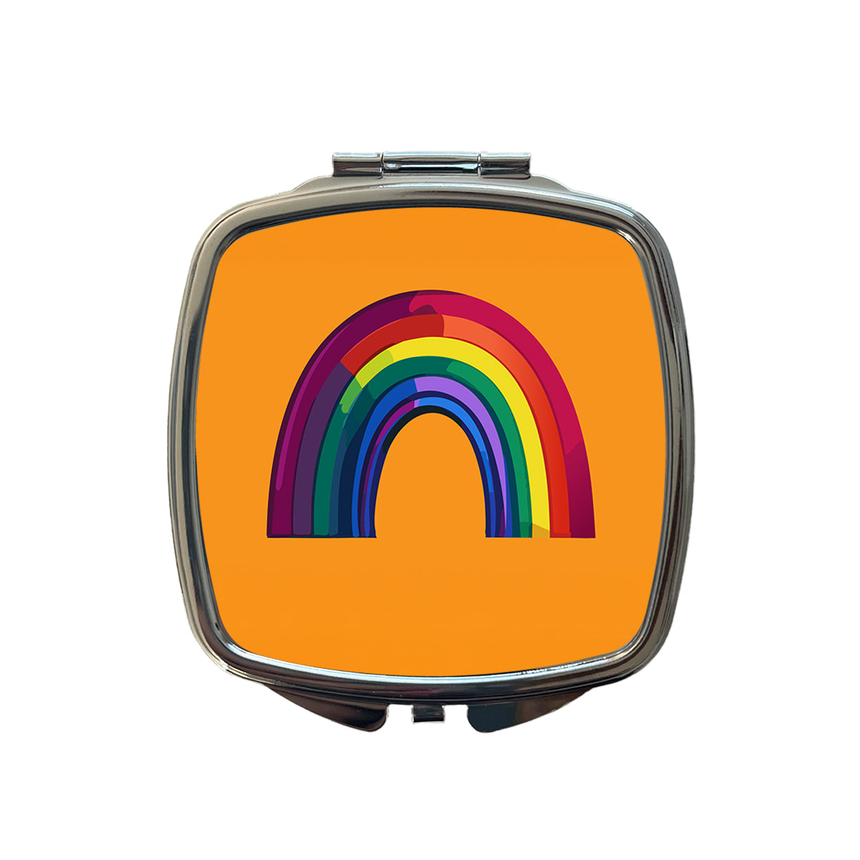 Rainbow Pride Gay LGBTQ Small Travel Purse Handbag Pocket Makeup Compact Mirror