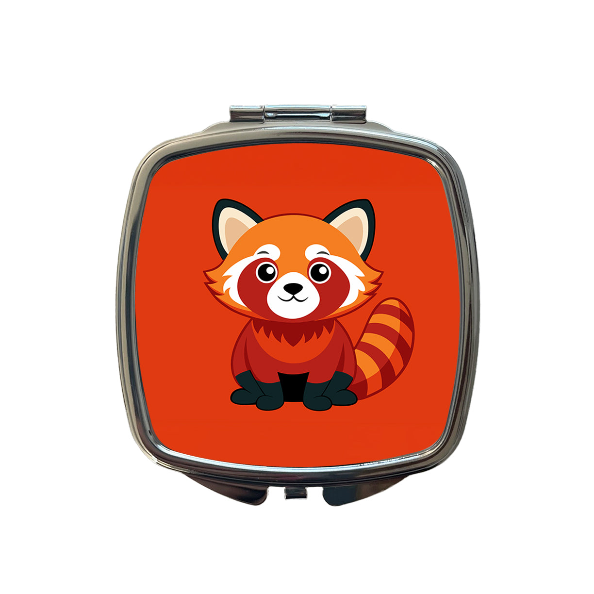 Red Panda Cute Small Travel Purse Handbag Pocket Makeup Compact Mirror