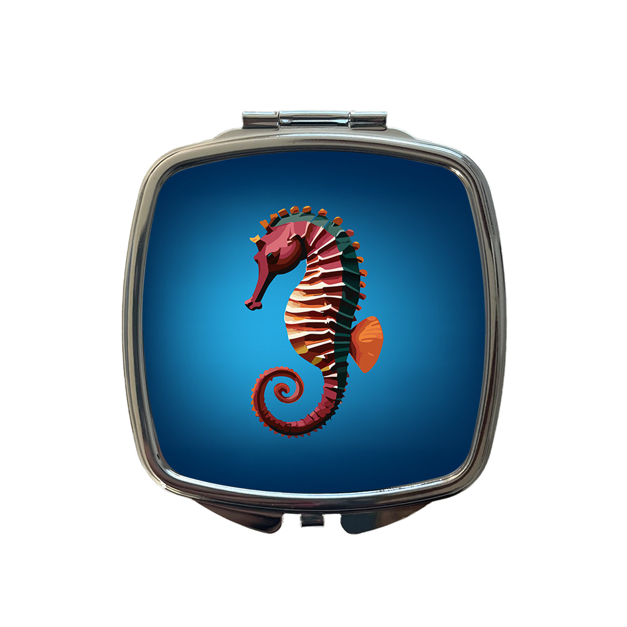 Seahorse Sea Horse Ocean Small Travel Purse Handbag Pocket Makeup Compact Mirror