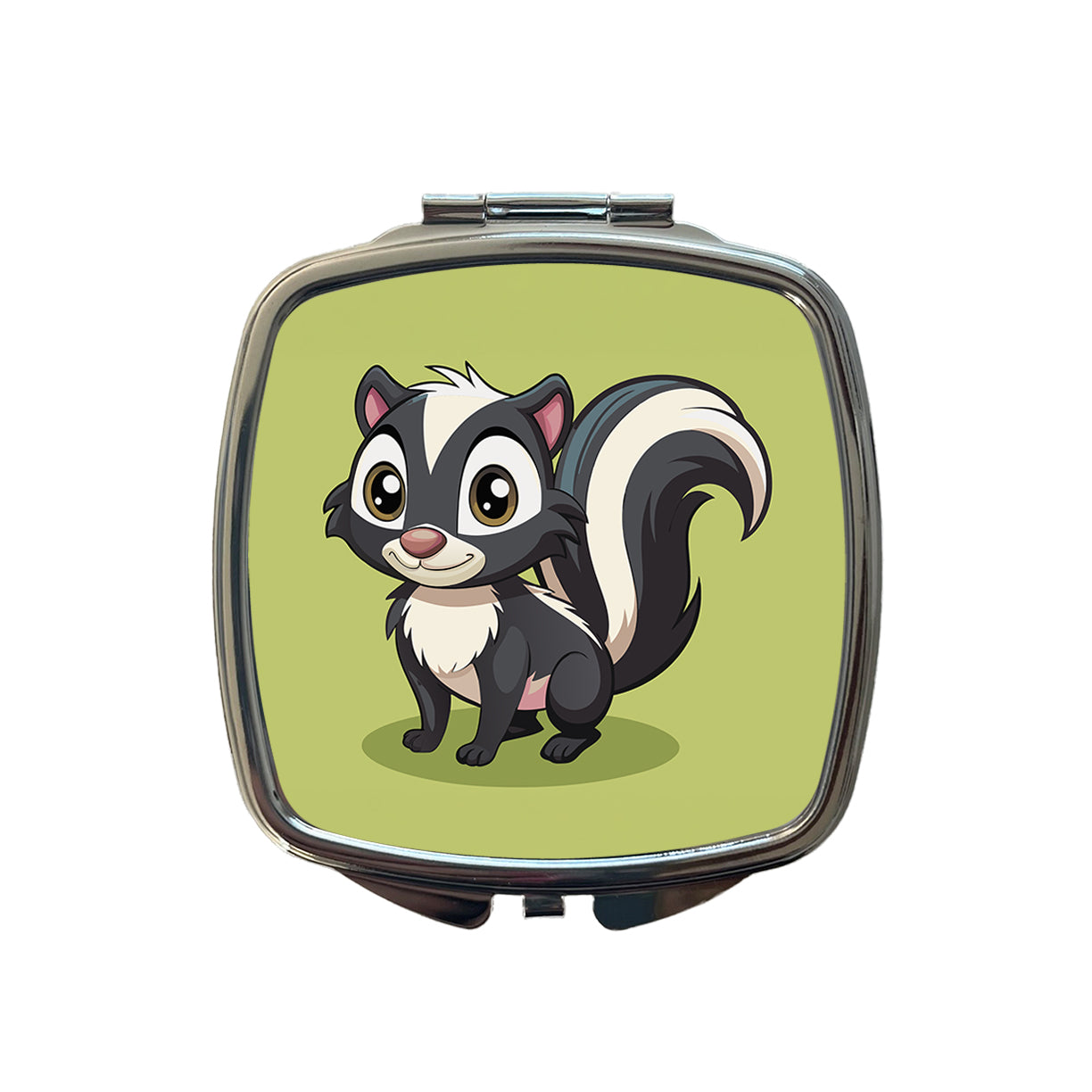 Skunk Cute Small Travel Purse Handbag Pocket Makeup Compact Mirror