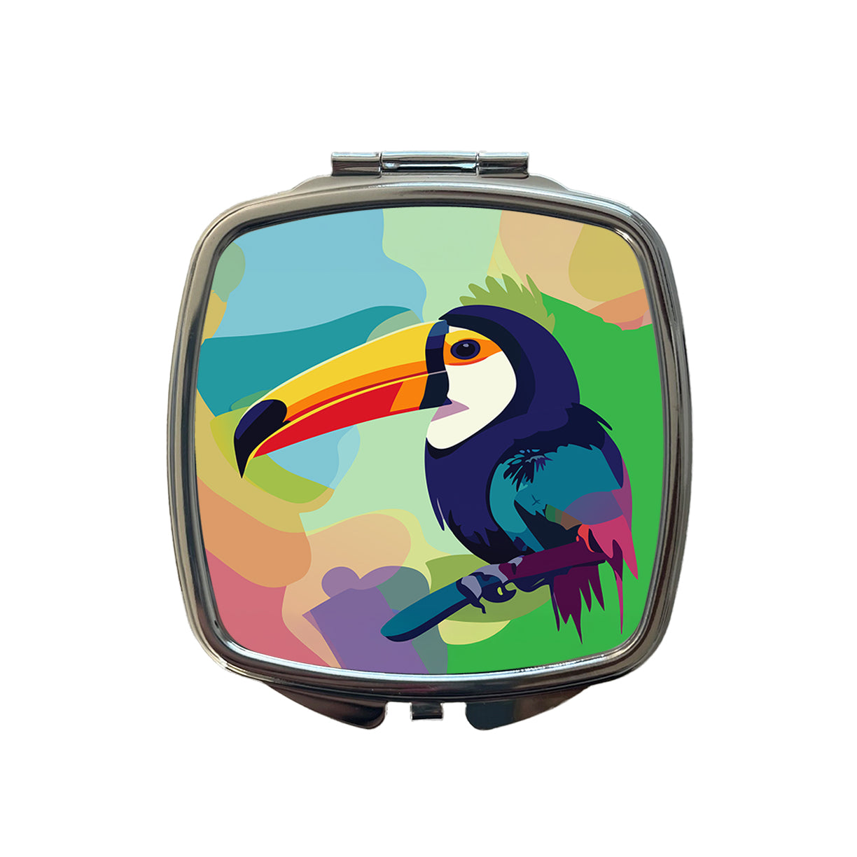 Toucan Tucan Tropical Bird Small Travel Purse Handbag Pocket Makeup Compact Mirror