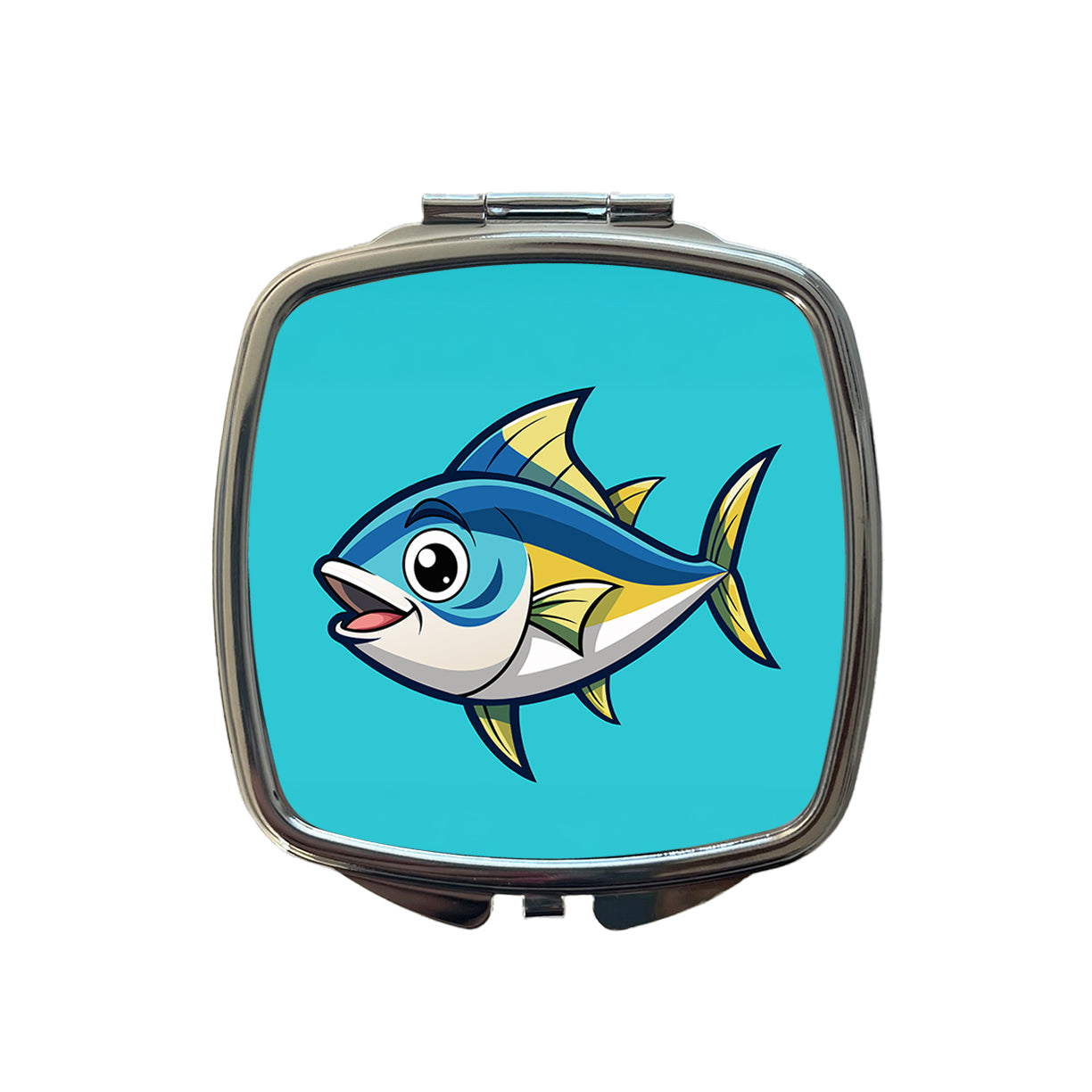 Tuna Fish Cute Small Travel Purse Handbag Pocket Makeup Compact Mirror