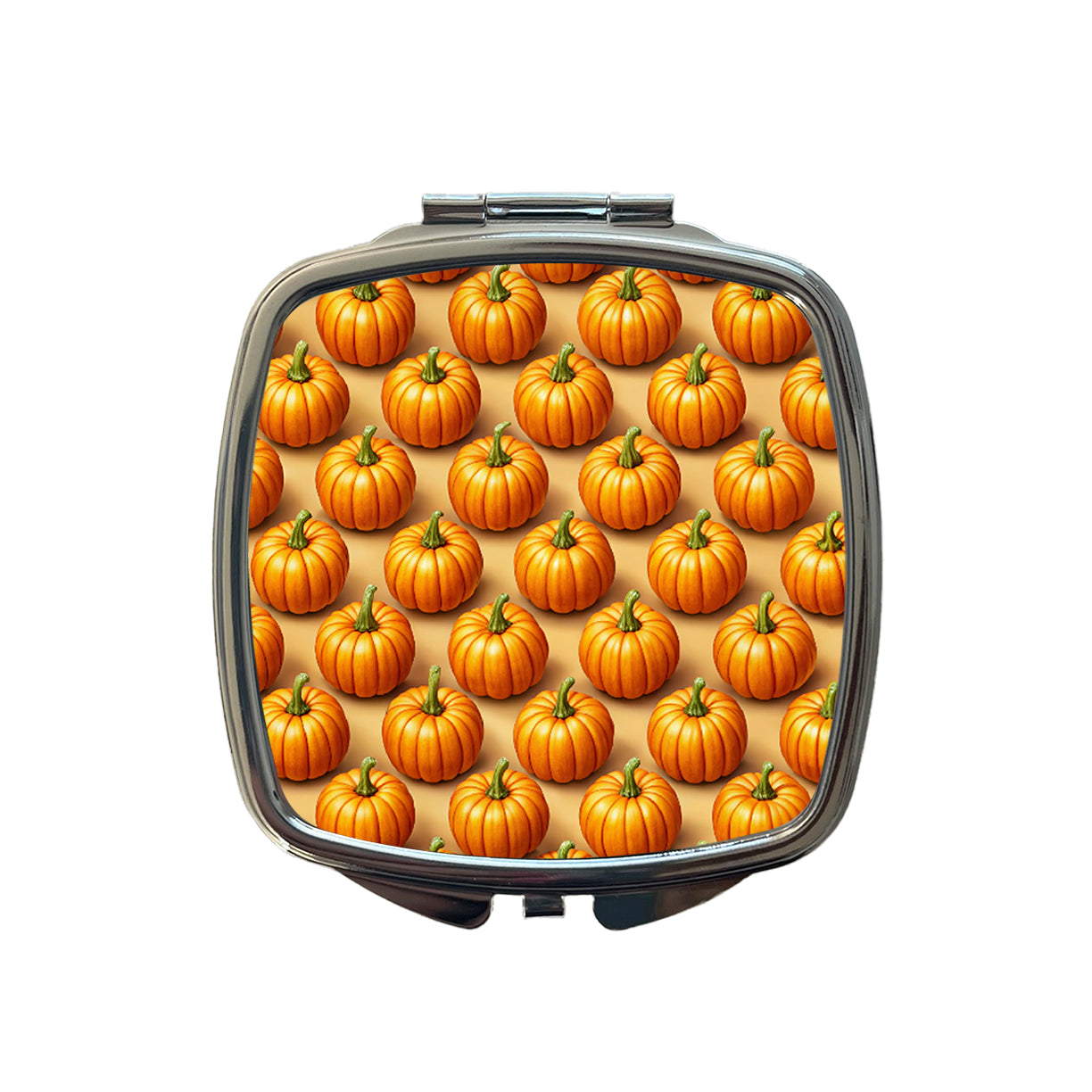 Bunch Of Pumpkins Fall Autumn Halloween Small Travel Purse Handbag Pocket Makeup Compact Mirror