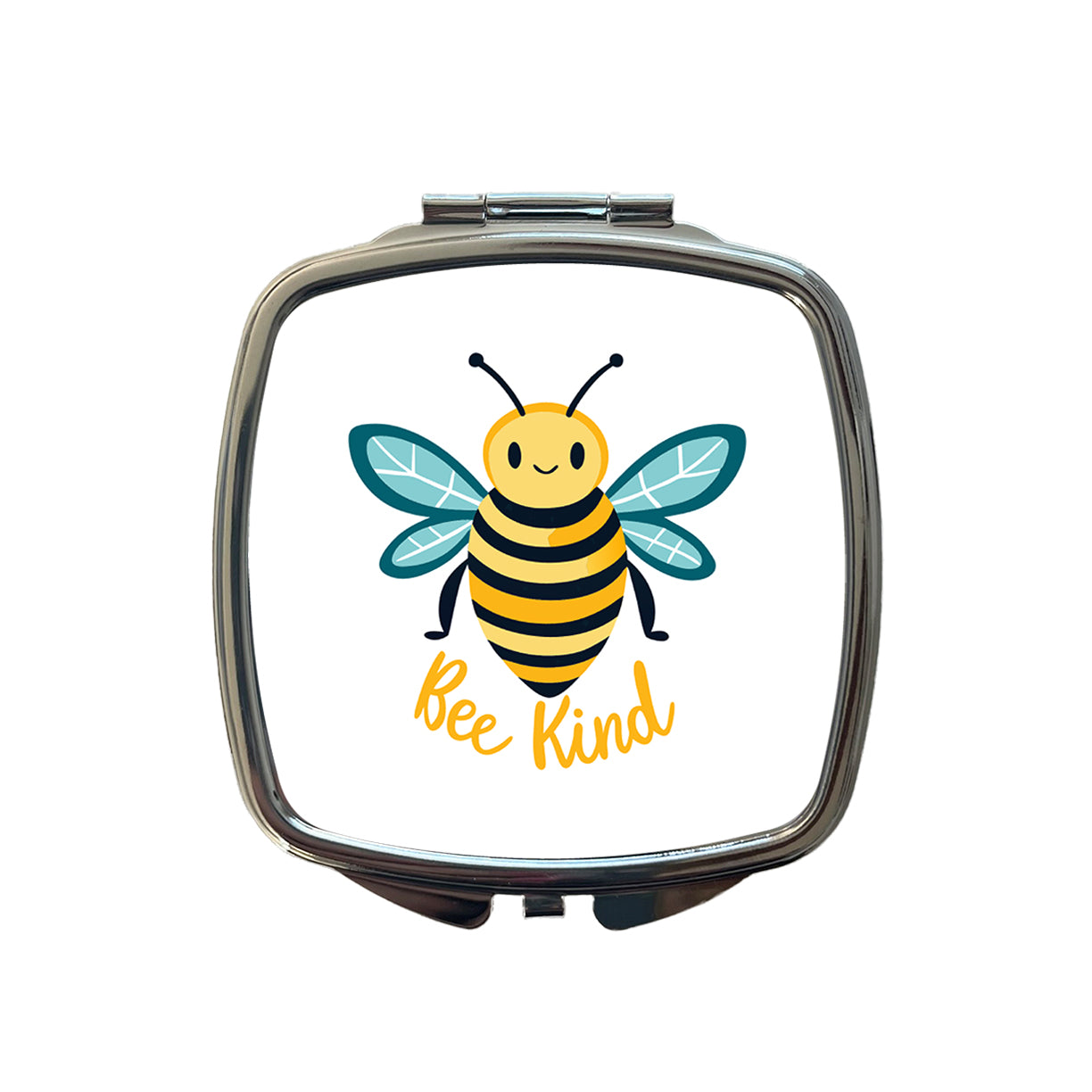 Bee Be Kind Cute Sweet Small Travel Purse Handbag Pocket Makeup Compact Mirror