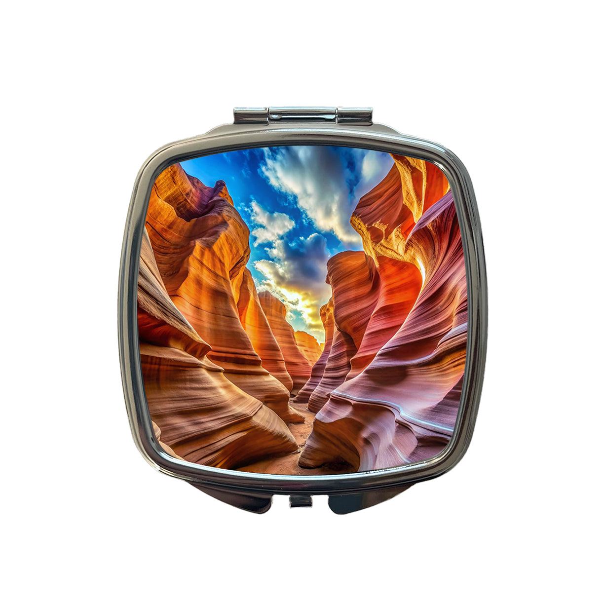 Antelope Slot Canyon Utah Nevada Small Travel Purse Handbag Pocket Makeup Compact Mirror