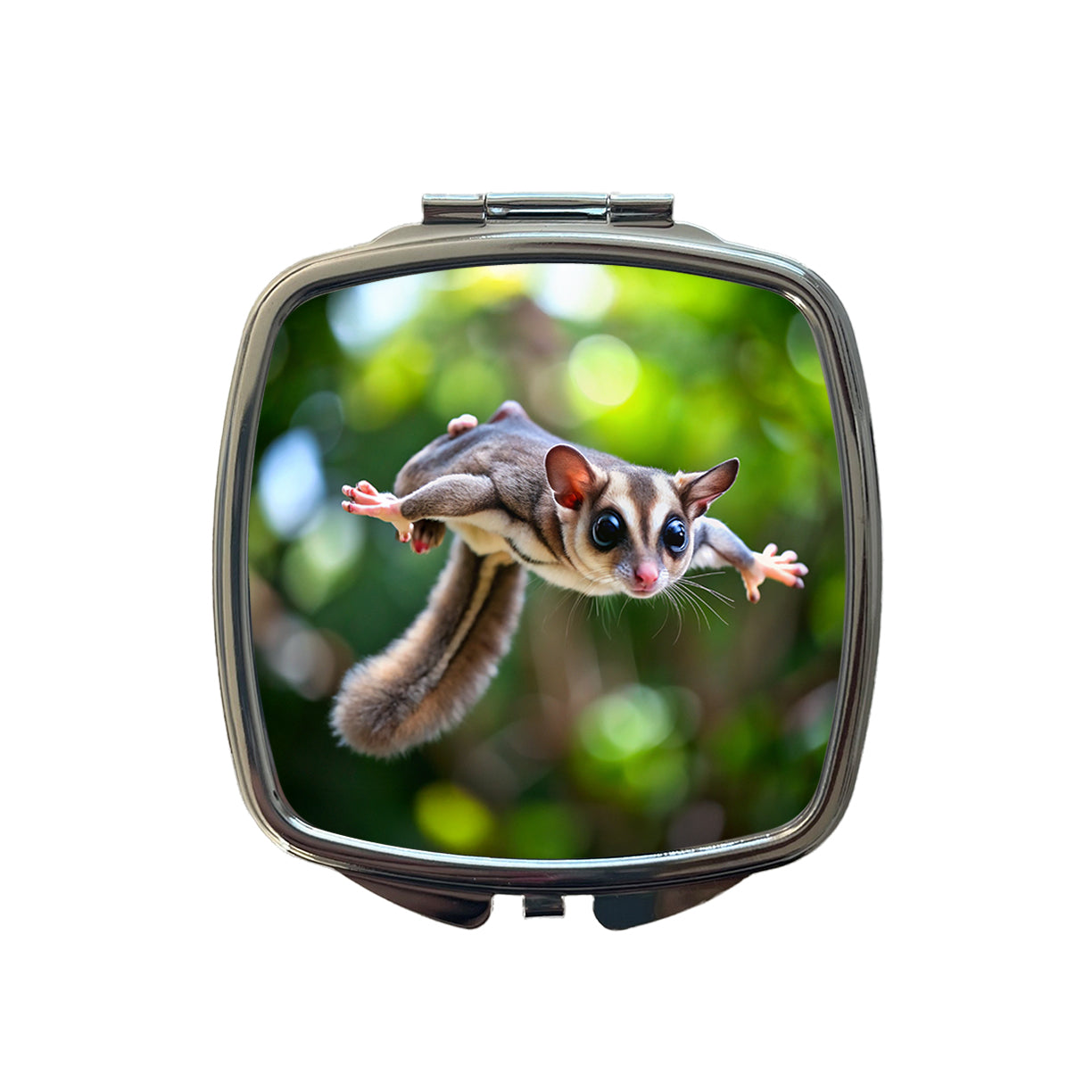 Sugar Glider Flying Gliding Small Travel Purse Handbag Pocket Makeup Compact Mirror