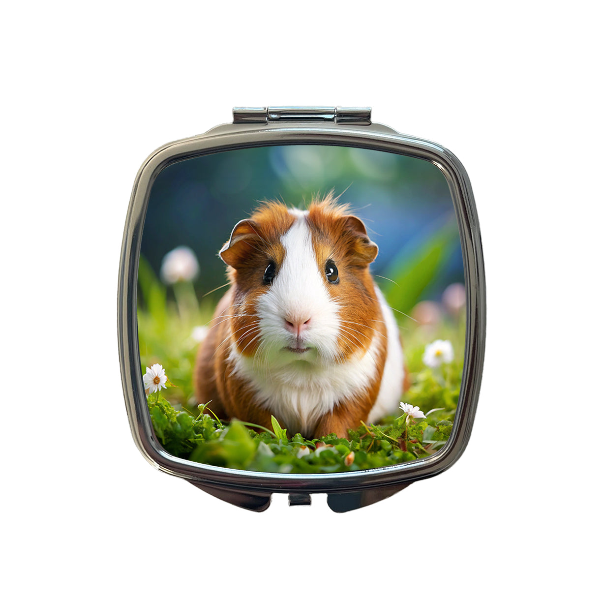 Guinea Pig Small Travel Purse Handbag Pocket Makeup Compact Mirror