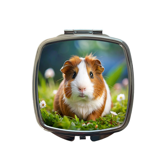 Guinea Pig Small Travel Purse Handbag Pocket Makeup Compact Mirror