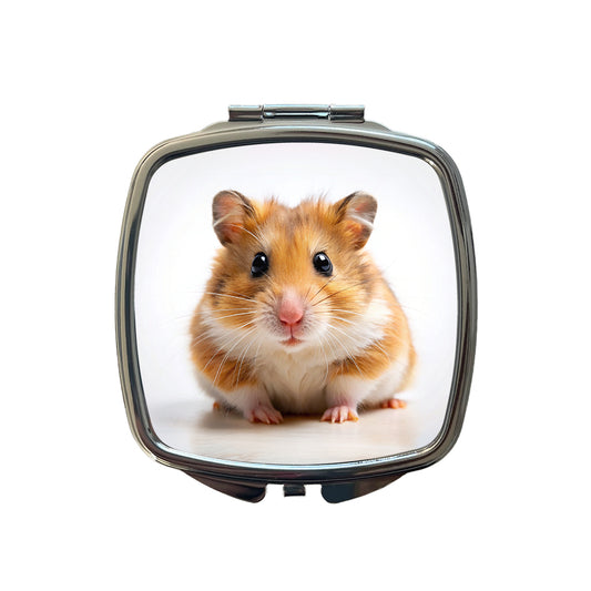 Hamster Small Travel Purse Handbag Pocket Makeup Compact Mirror