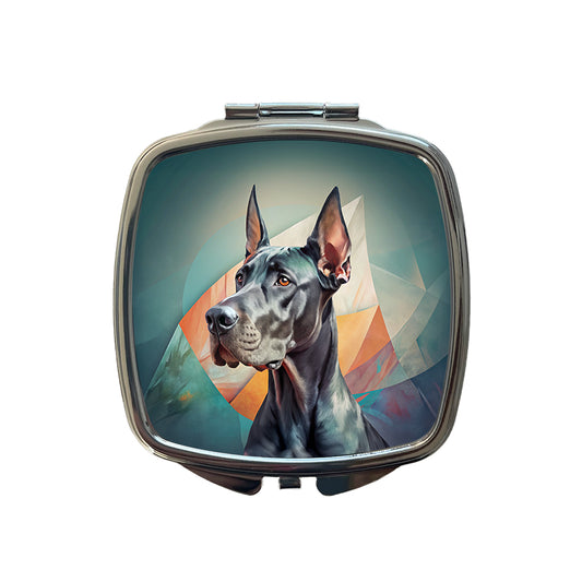 Great Dane Dog Contemporary Art Small Travel Purse Handbag Pocket Makeup Compact Mirror