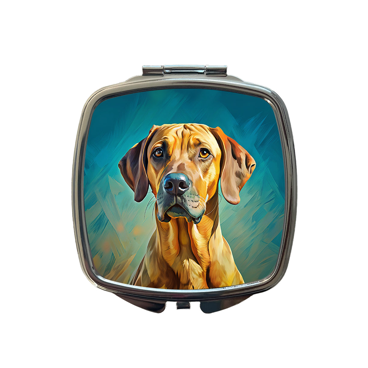 Rhodesian Ridgeback Dog Pop Art Small Travel Purse Handbag Pocket Makeup Compact Mirror