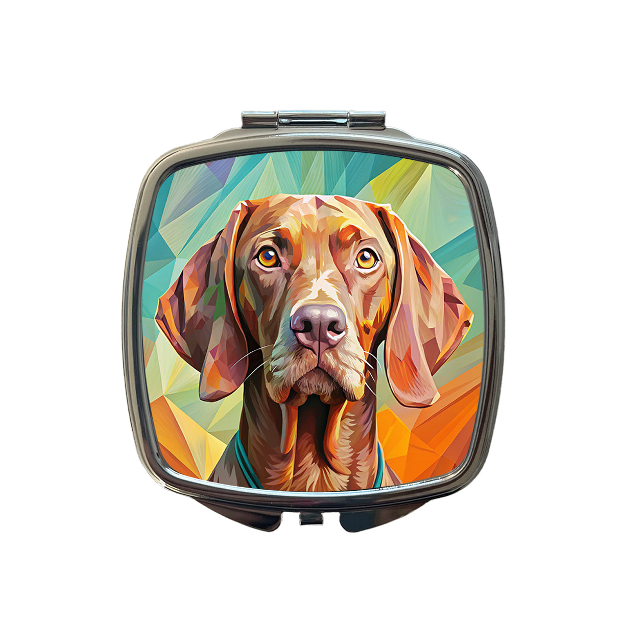 Vizsla Dog Pop Art Small Travel Purse Handbag Pocket Makeup Compact Mirror