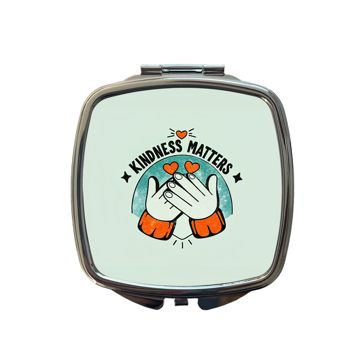 Kindness Matters Love Small Travel Purse Handbag Pocket Makeup Compact Mirror