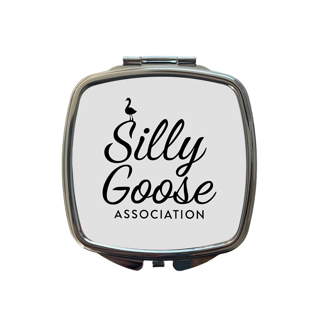 Silly Goose Association Cute Small Travel Purse Handbag Pocket Makeup Compact Mirror