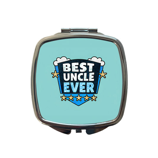 Best Uncle Ever Small Travel Purse Handbag Pocket Makeup Compact Mirror