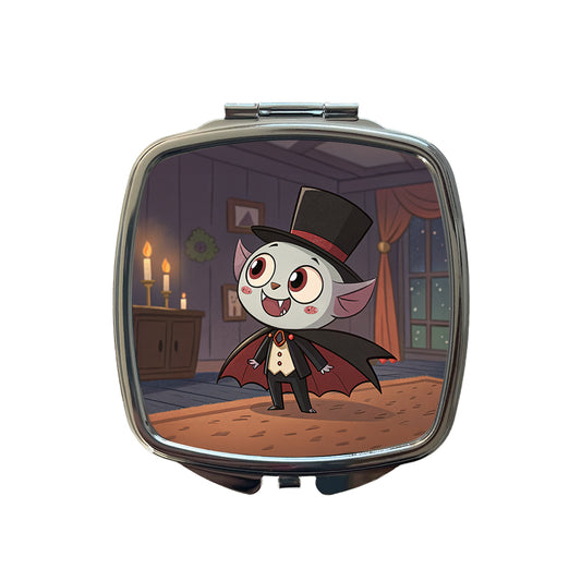 Kawaii Vampire Small Travel Purse Handbag Pocket Makeup Compact Mirror