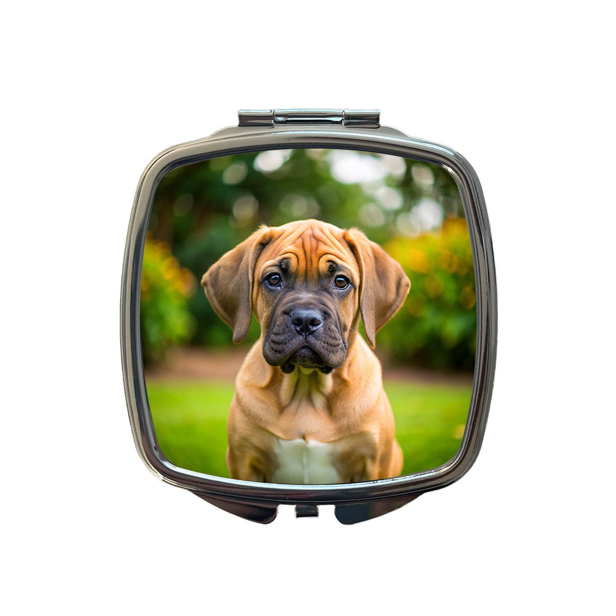 Boerboel Dog Puppy Photo Small Travel Purse Handbag Pocket Makeup Compact Mirror