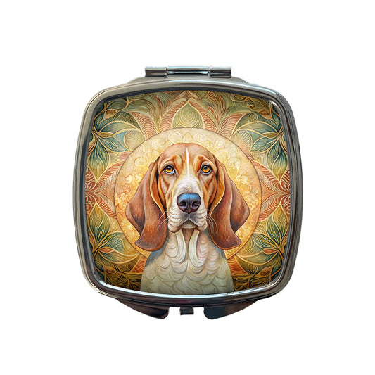 Bracco Italiano Dog Art Nouveau Small Travel Purse Handbag Pocket Makeup Compact Mirror