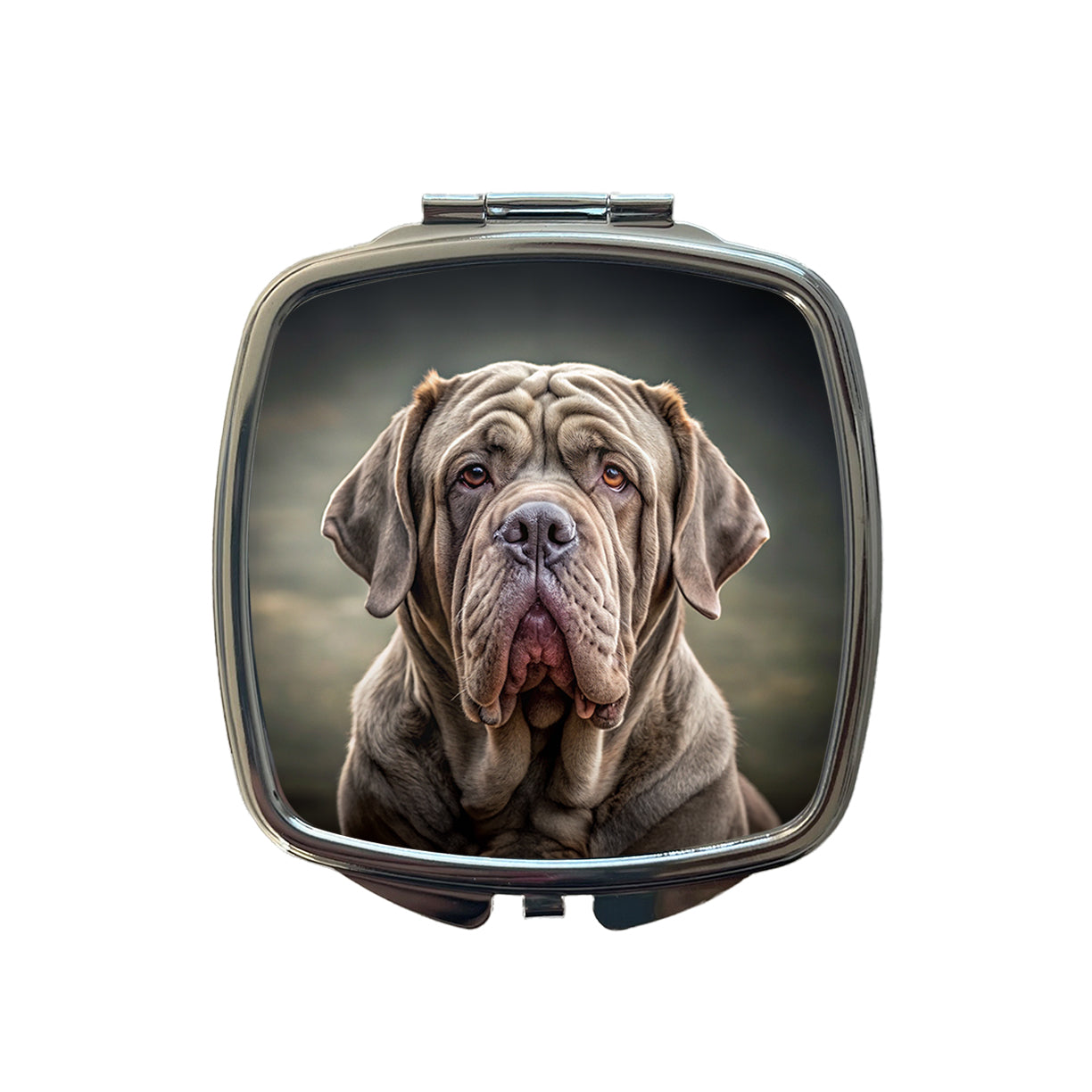 Neapolitan Mastiff Dog Photo Small Travel Purse Handbag Pocket Makeup Compact Mirror