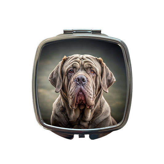 Neapolitan Mastiff Dog Photo Small Travel Purse Handbag Pocket Makeup Compact Mirror