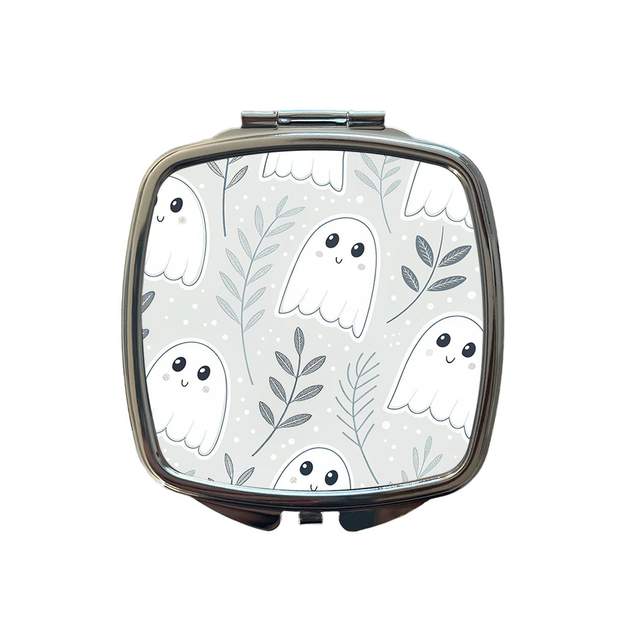 Adorable Ghosts Halloween Small Travel Purse Handbag Pocket Makeup Compact Mirror