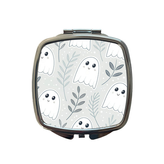 Adorable Ghosts Halloween Small Travel Purse Handbag Pocket Makeup Compact Mirror