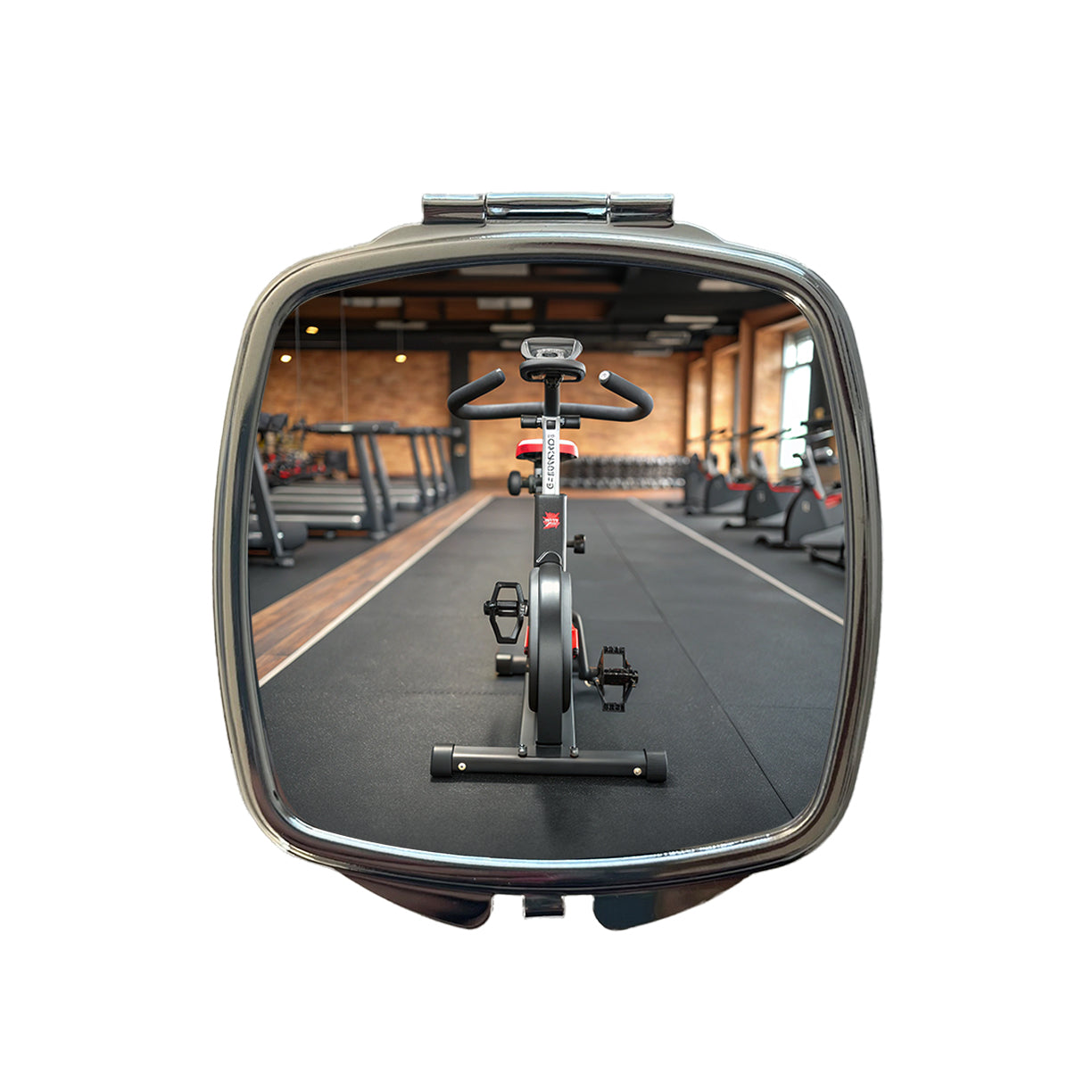 Exercise Bike Cycle Bicycle Small Travel Purse Handbag Pocket Makeup Compact Mirror