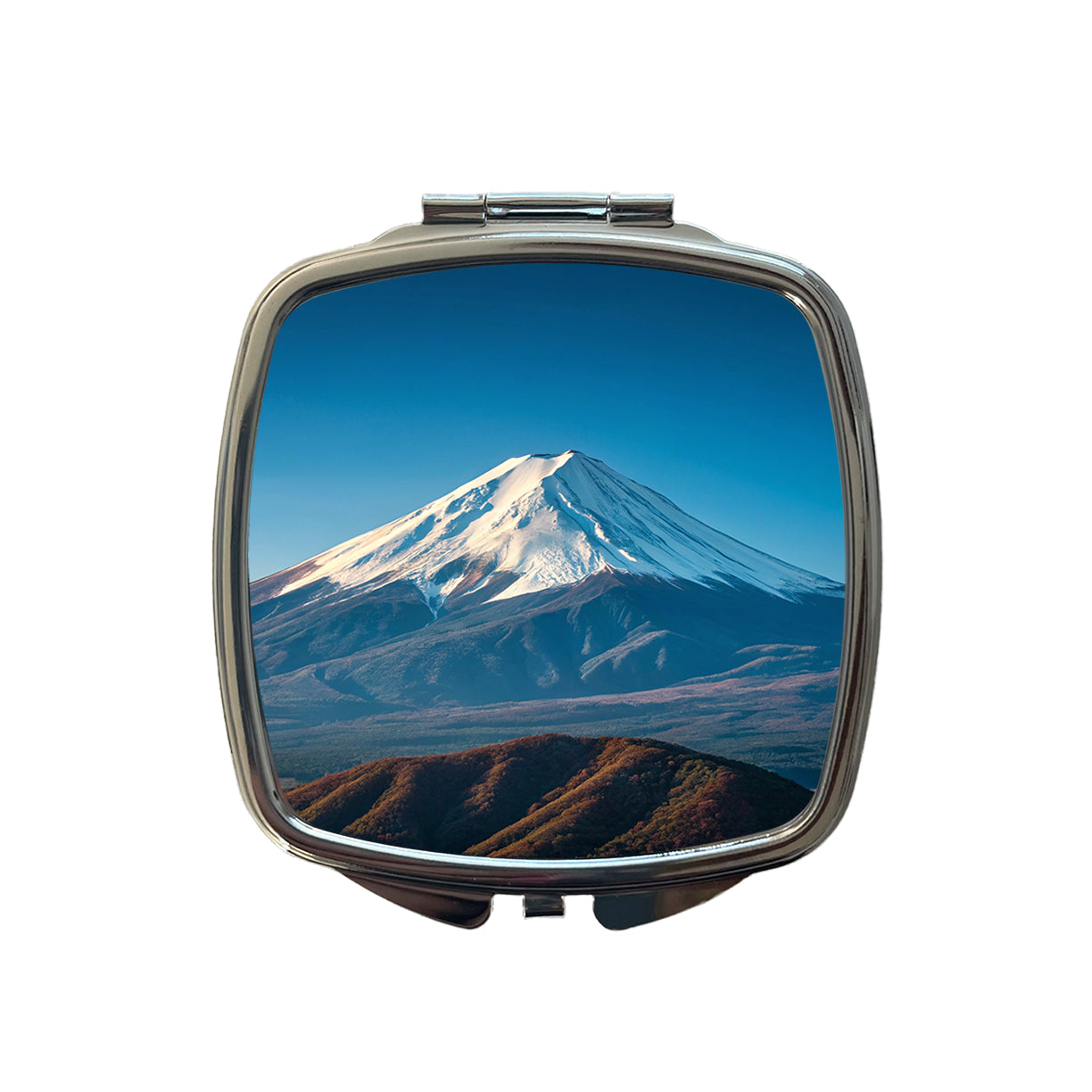Mount Fuji Japan Photo Small Travel Purse Handbag Pocket Makeup Compact Mirror