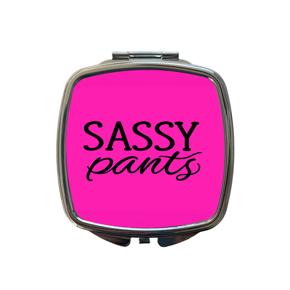 Sassy Pants Funny Small Travel Purse Handbag Pocket Makeup Compact Mirror