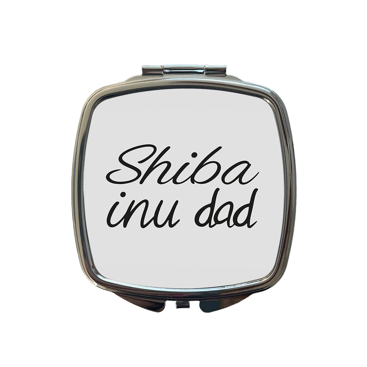 Shiba Inu Dad Dog Small Travel Purse Handbag Pocket Makeup Compact Mirror