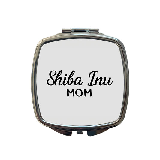 Shiba Inu Mom Dog Small Travel Purse Handbag Pocket Makeup Compact Mirror