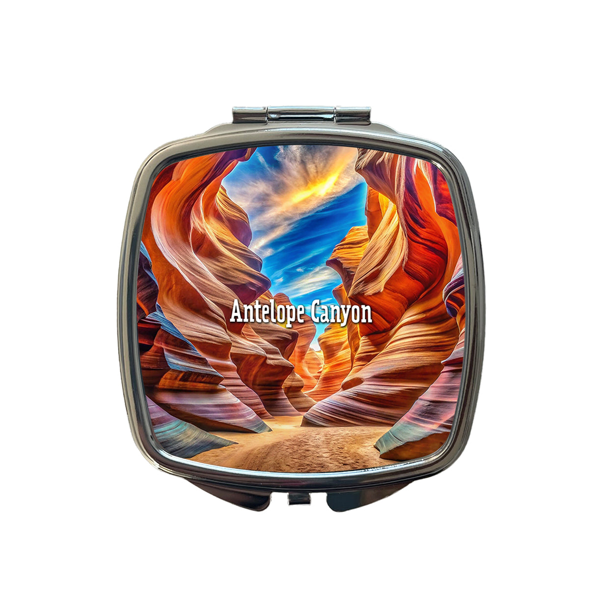 Antelope Canyon Arizona Small Travel Purse Handbag Pocket Makeup Compact Mirror