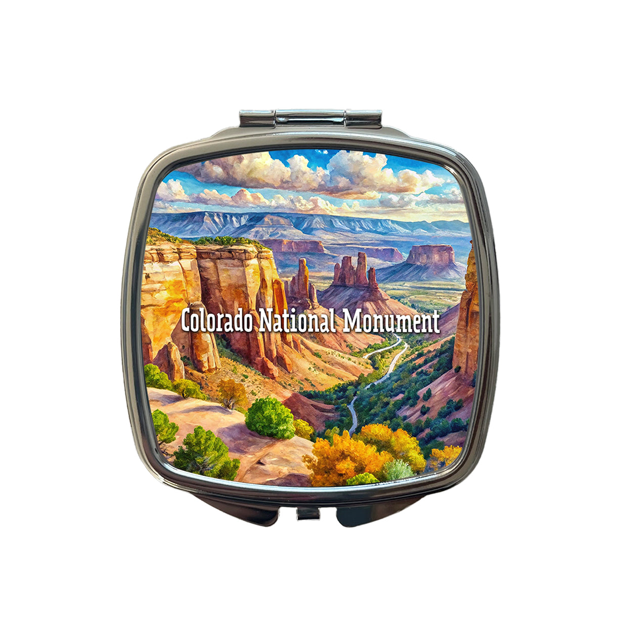 Colorado National Monument Colorado Small Travel Purse Handbag Pocket Makeup Compact Mirror