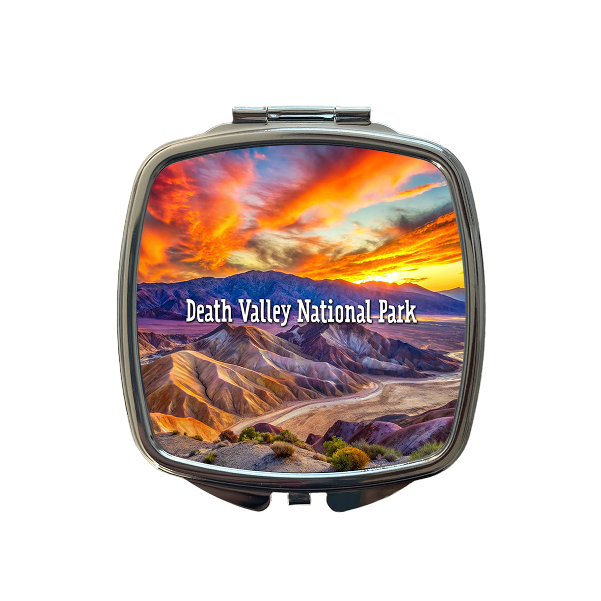 Death Valley National Park California Small Travel Purse Handbag Pocket Makeup Compact Mirror
