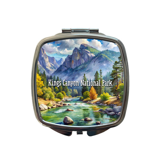 Kings Canyon National Park California Small Travel Purse Handbag Pocket Makeup Compact Mirror