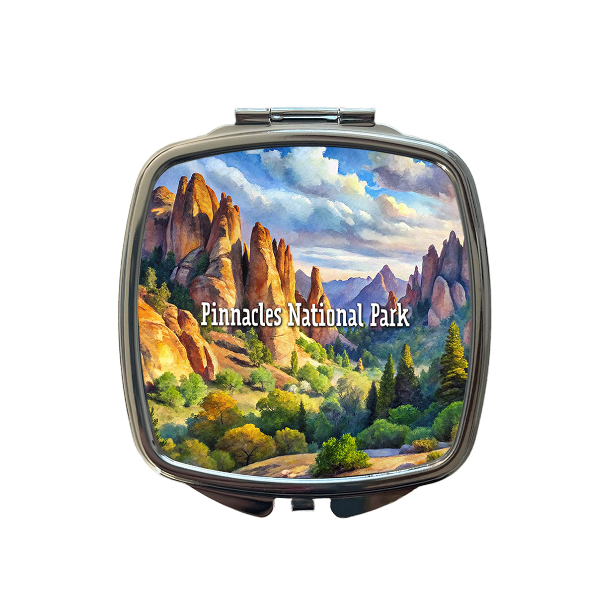 Pinnacles National Park California Small Travel Purse Handbag Pocket Makeup Compact Mirror