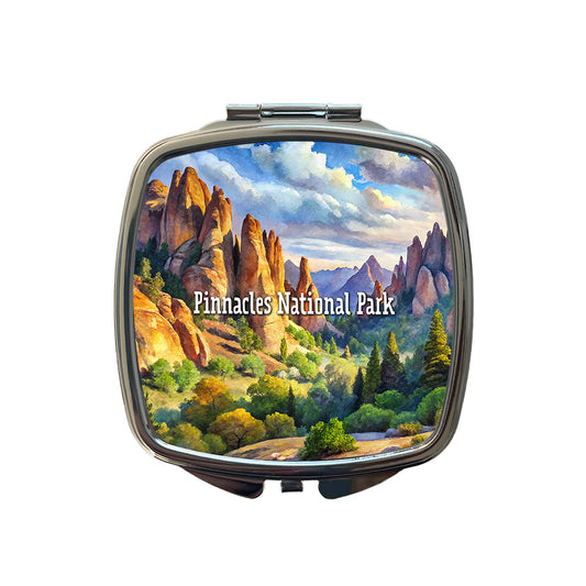 Pinnacles National Park California Small Travel Purse Handbag Pocket Makeup Compact Mirror
