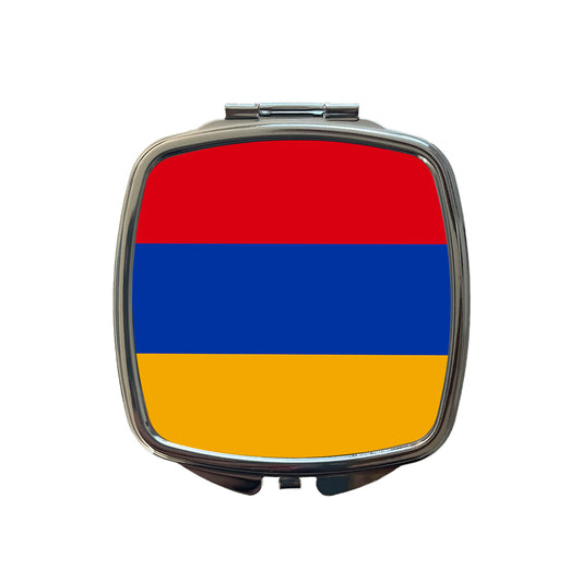Armenia Country Flag Small Travel Purse Handbag Pocket Makeup Compact Mirror