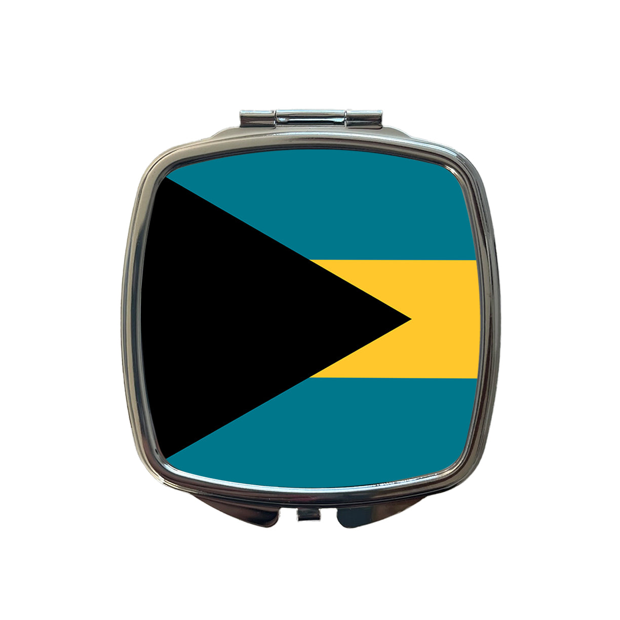 Bahamas Country Flag Small Travel Purse Handbag Pocket Makeup Compact Mirror